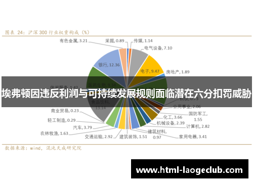 埃弗顿因违反利润与可持续发展规则面临潜在六分扣罚威胁
